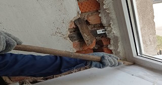 Демонтаж оконных откосов по выгодной цене от 513 руб. в Ярцево - Сварной-Рцв